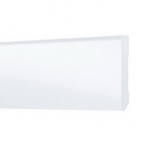 Напольный плинтус ПВХ Arbiton Stiq Белый S0611